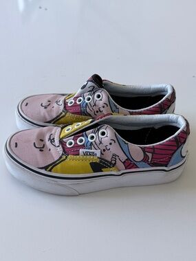 Peanuts Kids Canvas Sneakers in Yellow and Pink